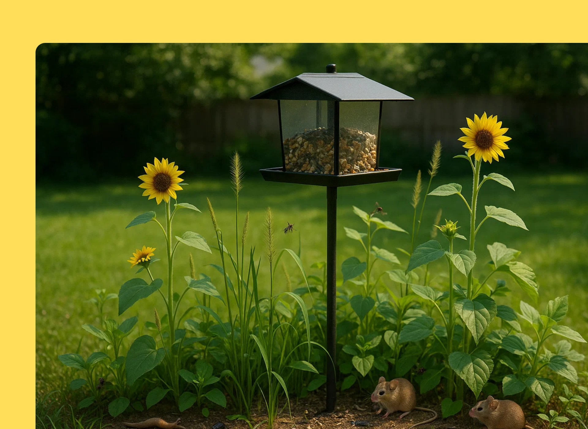 Has Your Bird Feeder Created Its Own Ecosystem?